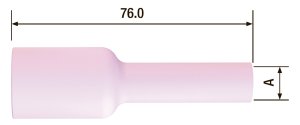 FUBAG Сопло керамическое для газовой линзы №5L ф8 FB TIG 17-18-26 (2 шт.) в Магадане фото