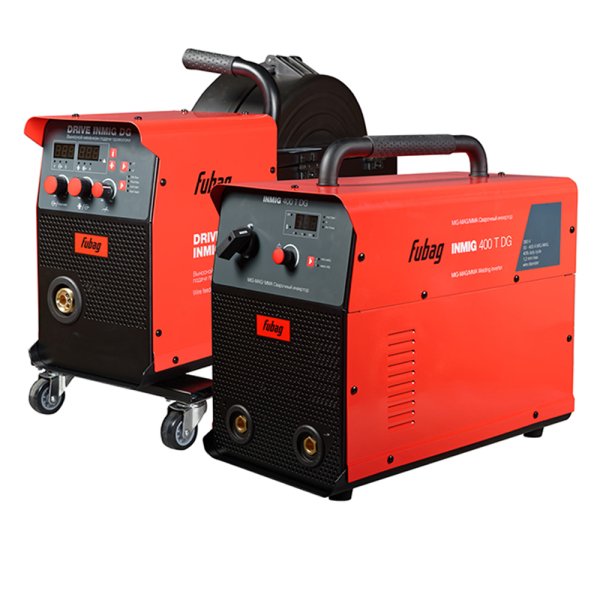 FUBAG Сварочный полуавтомат инвертор INMIG 400T DG + Подающий механизм DRIVE INMIG DG + Шланг пакет 5м  + Горелка FB 400 3m в Магадане фото