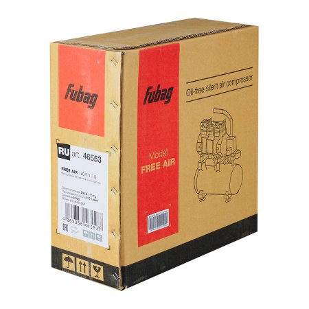 Компрессор безмасляный малошумный FUBAG Свободный Воздух (Free Air) 170/9/1.5 S в Магадане фото