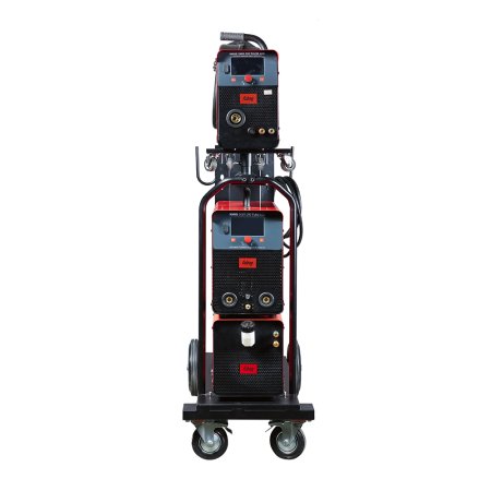 Полуавтомат сварочный FUBAG XMIG 500T DW PULSE  + подающий механизм DRIVE XMIG DW PULSE  + горелка FB 550W 3m  + блок жидкостного охлаждения Cool XMIG  + шланг-пакет 5 метров 95 мм2 14 pol с жидкостным охлаждением + тележка XM в Магадане фото