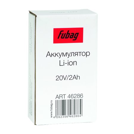 Аккумуляторная батарея FLI5S1P1202 Li-ion к бензиновым газонокосилкам FUBAG с электростартером и минирайдеру (20V/2Ah) в Магадане фото