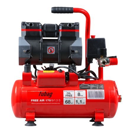 Компрессор безмасляный малошумный FUBAG Свободный Воздух (Free Air) 170/9/1.5 S в Магадане фото