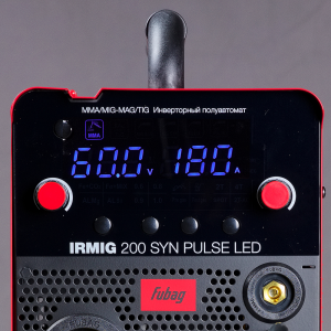 Сварочный полуавтомат FUBAG IRMIG 200 SYN ПУЛЬС (PULSE) LED с горелкой 250 А в комплекте в Магадане фото
