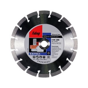Алмазный отрезной диск FUBAG Universal Extra_ диам. 230/22.2 в Магадане фото