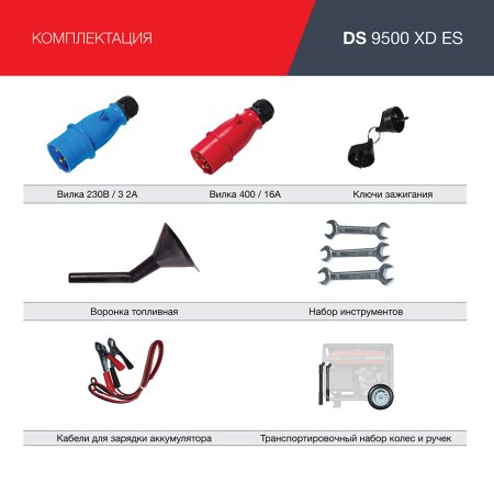 Дизельный генератор (одно- и трехфазный) FUBAG DS 9500 XD ES с электростартером Дизельный генератор (одно- и трехфазный) FUBAG DS 9500 XD ES с электростартером в Магадане фото