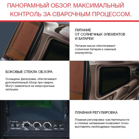 Маска сварщика Хамелеон с регулирующимся фильтром FUBAG IQ 5-13N M 2  Маска сварщика Хамелеон с регулирующимся фильтром FUBAG IQ 5-13N M 2 в Магадане фото