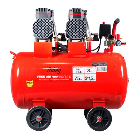 Компрессор безмасляный малошумный FUBAG Свободный Воздух (Free Air) 490/100/4.0 S в Магадане фото