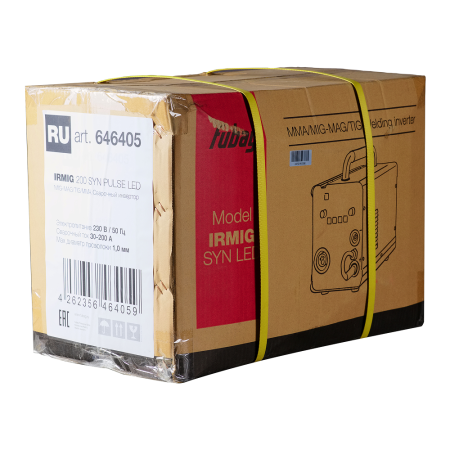 Сварочный полуавтомат FUBAG IRMIG 200 SYN ПУЛЬС (PULSE) LED с горелкой 250 А в комплекте в Магадане фото