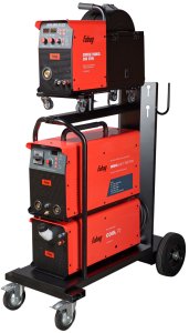 Сварочный полуавтомат INMIG 500T DW SYN + Подающий механизм DRIVE INMIG DW SYN + Шланг-пакет 5 м + Горелка FB 500 3 м + Блок жидкостного охлаждения + Тележка в Магадане фото