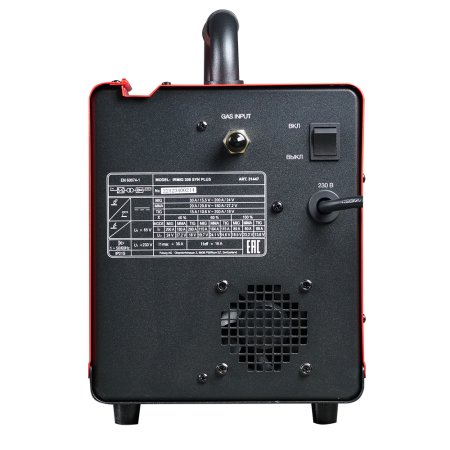Полуавтомат сварочный FUBAG IRMIG 208 SYN PLUS (31447) + маска сварщика Хамелеон IR 9-13N S (38072) + сварочные краги на подкладке красные FWGN 10R (641180) в Магадане фото