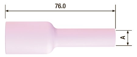 FUBAG Сопло керамическое для газовой линзы №6L ф10 FB TIG 17-18-26 (2 шт.) в Магадане фото