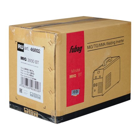 Сварочный инверторный полуавтомат FUBAG MIG 3000 BT со встроенной горелкой в Магадане фото