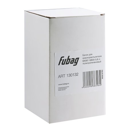 FUBAG Бачок для краскораспылителя BASIC G600, 0.6л полипропиленовый в Магадане фото