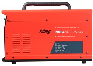 Сварочный полуавтомат INMIG 500T DW SYN + Подающий механизм DRIVE INMIG DW SYN + Шланг-пакет 5 м + Горелка FB 500 3 м + Блок жидкостного охлаждения + Тележка в Магадане фото